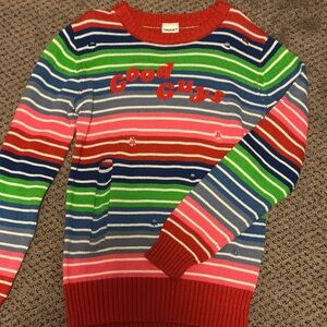 Good Guys Striped Kids Halloween Sweater